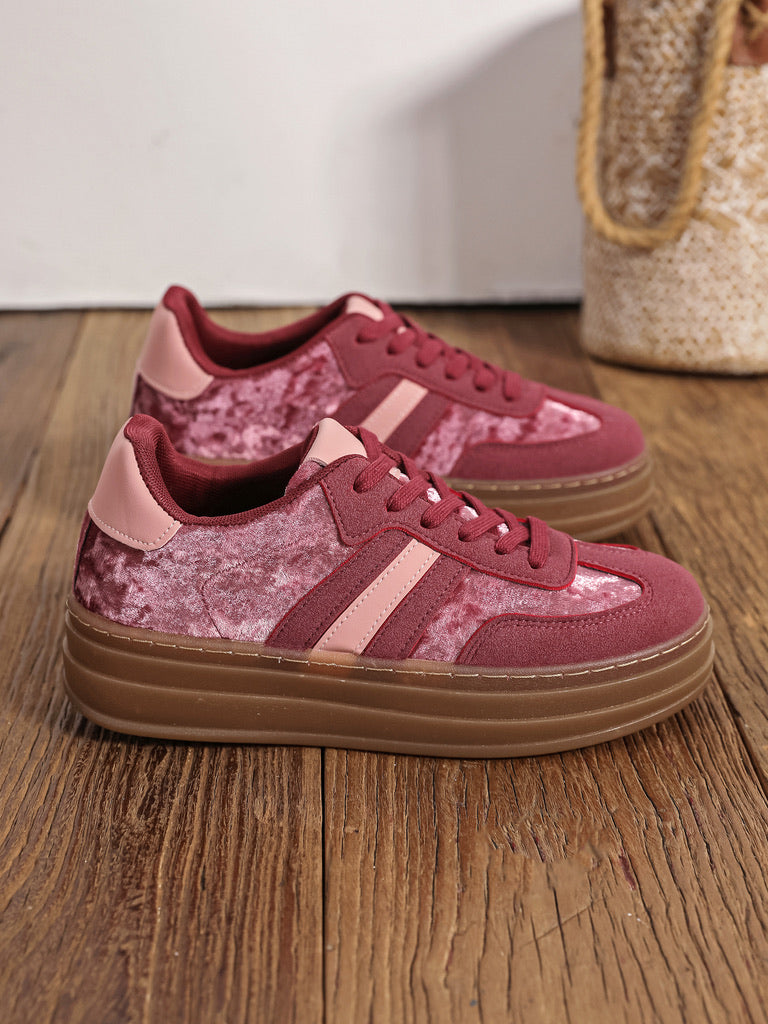 Baskets Naomia velours