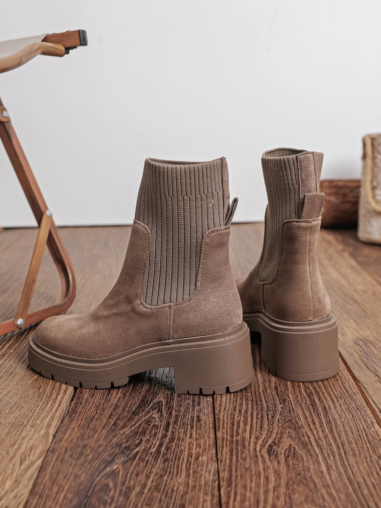 Bottines Amina - TAUPE