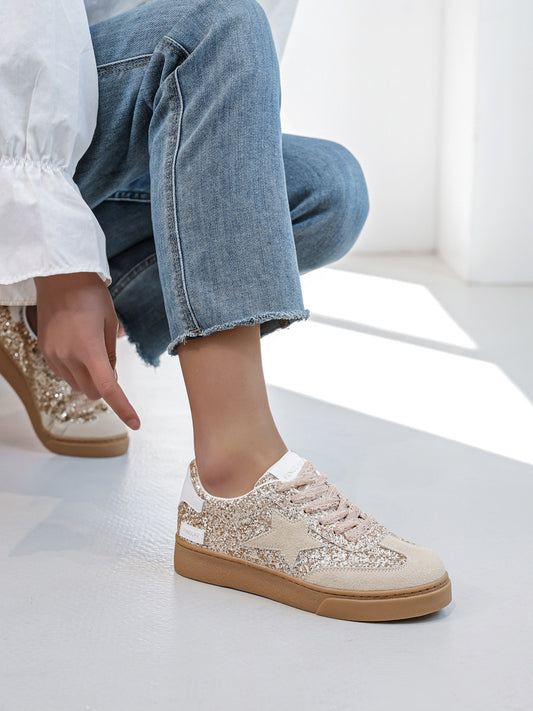 Baskets Rambo dorée