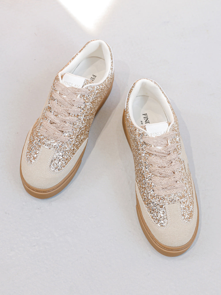 Baskets Rambo dorée