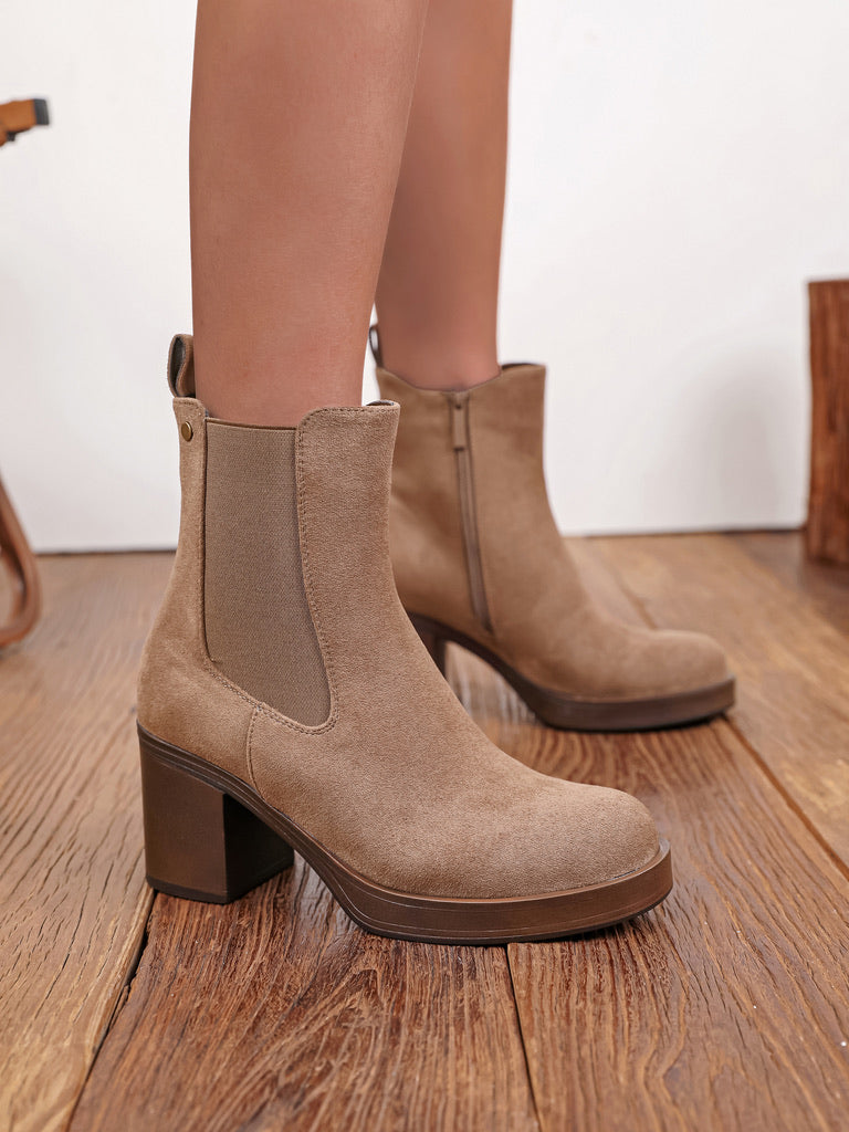 Bottines Charline - TAUPE