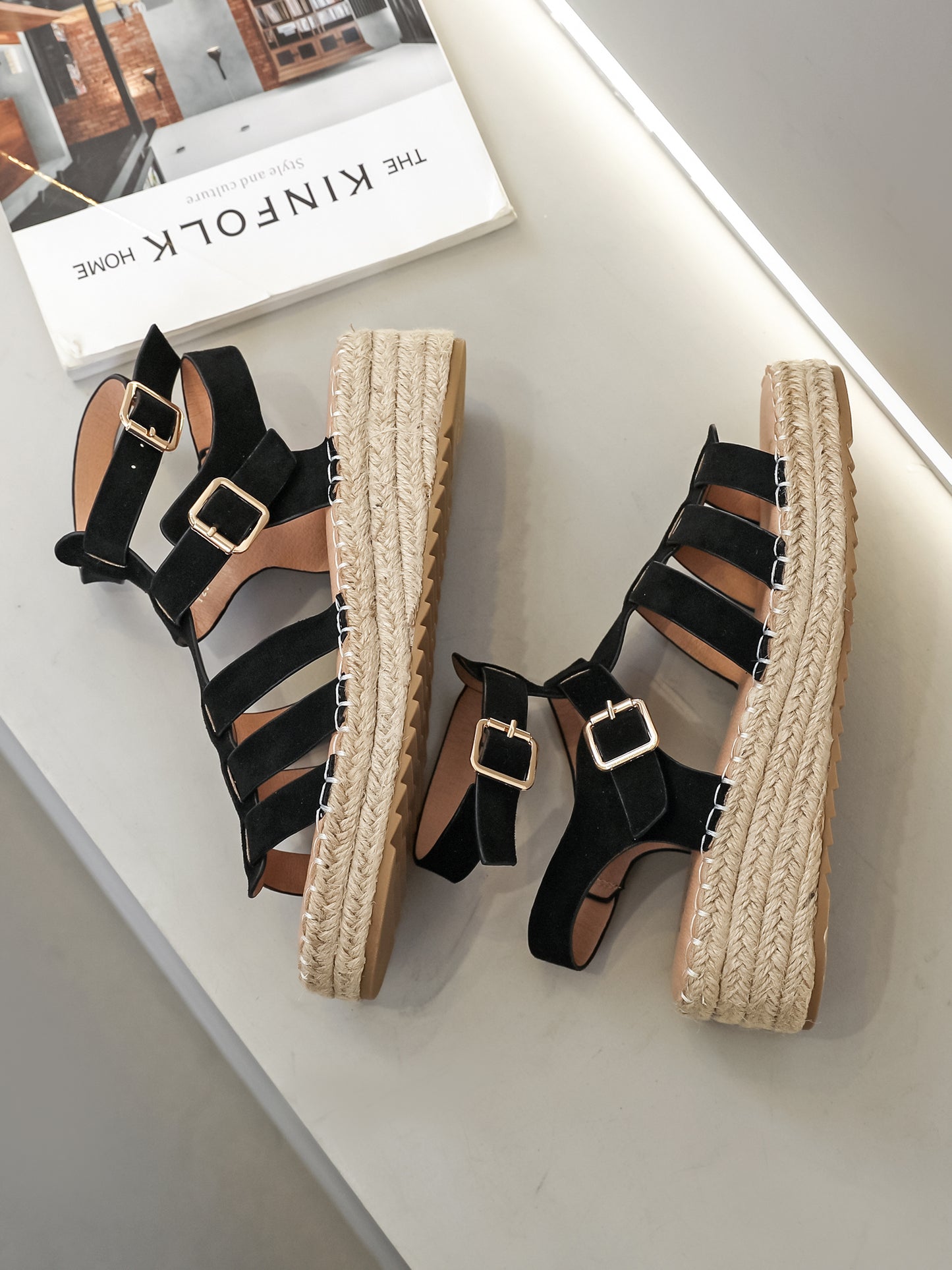 Sandales compensées Amana