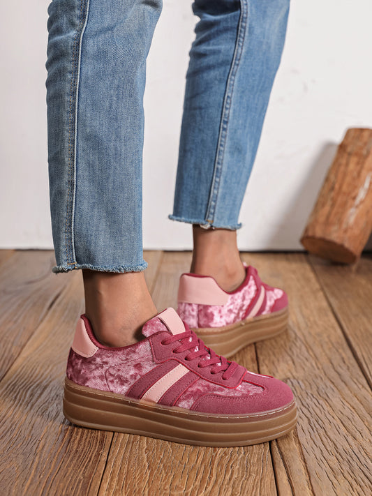 Baskets Naomia velours