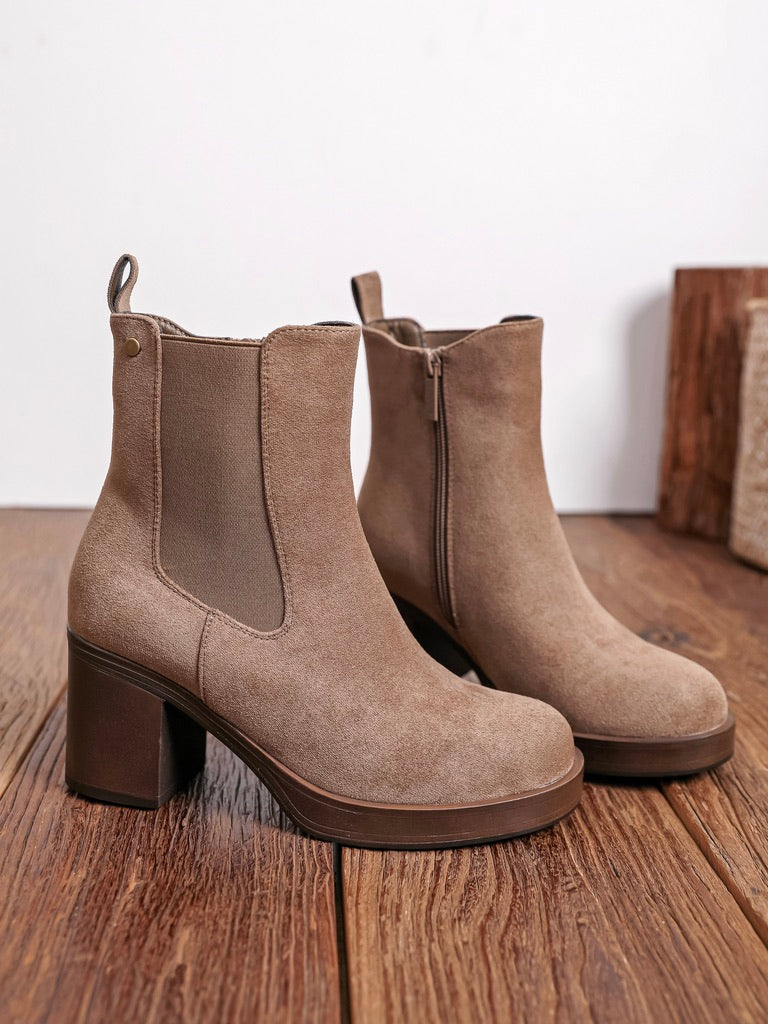 Bottines Charline - TAUPE