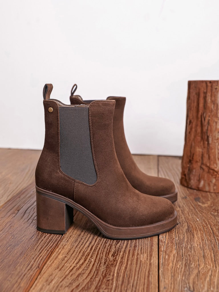 Bottines Charline - MARRON