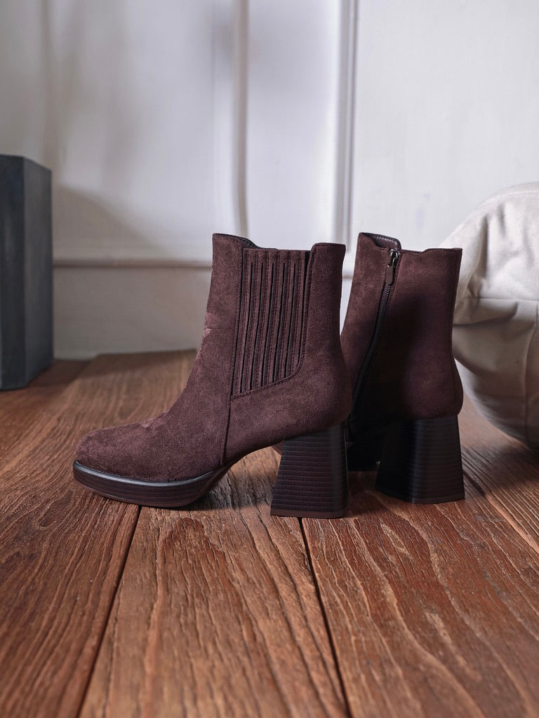 Bottines Jone - MARRON