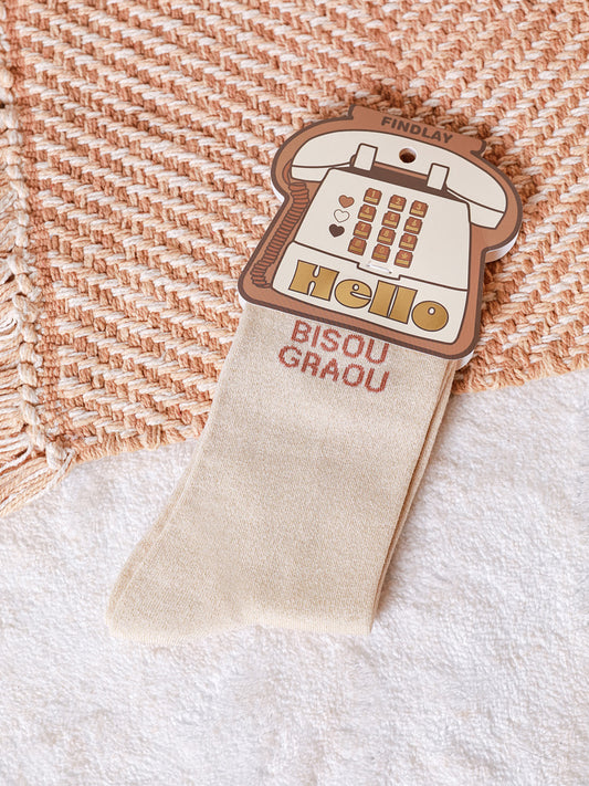 Chaussettes Bisou Graou