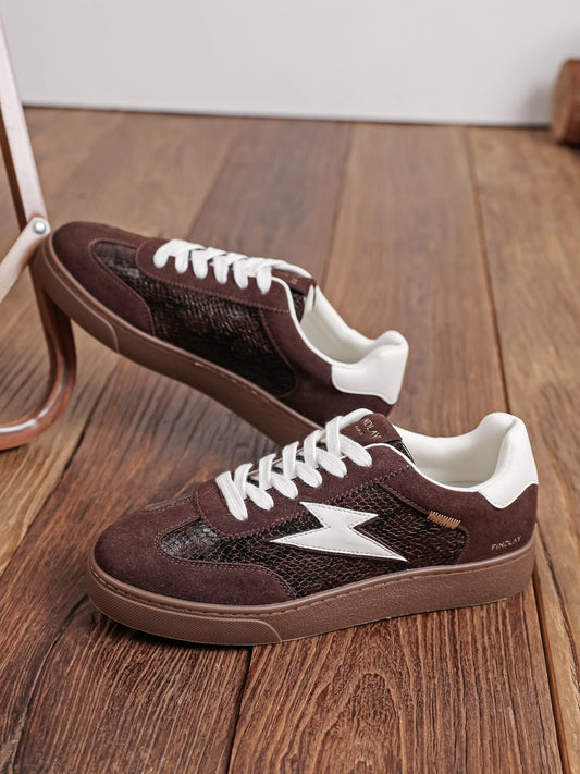 Baskets Manon - MARRON