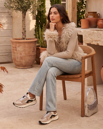 Baskets Chunky - BEIGE