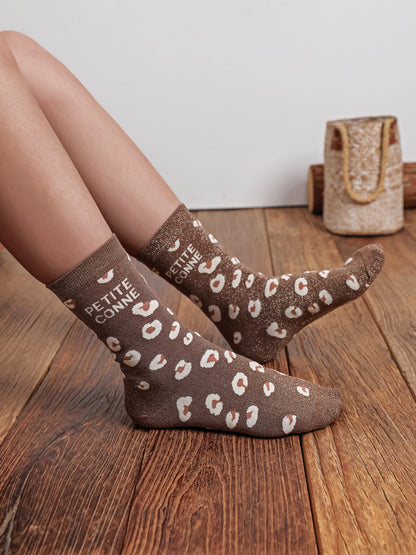 Chaussettes léopard
