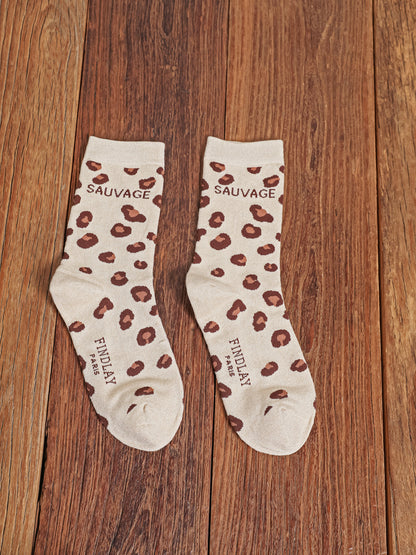 Chaussettes léopard