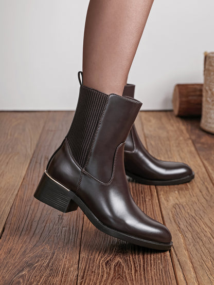 Bottines Eline - MARRON