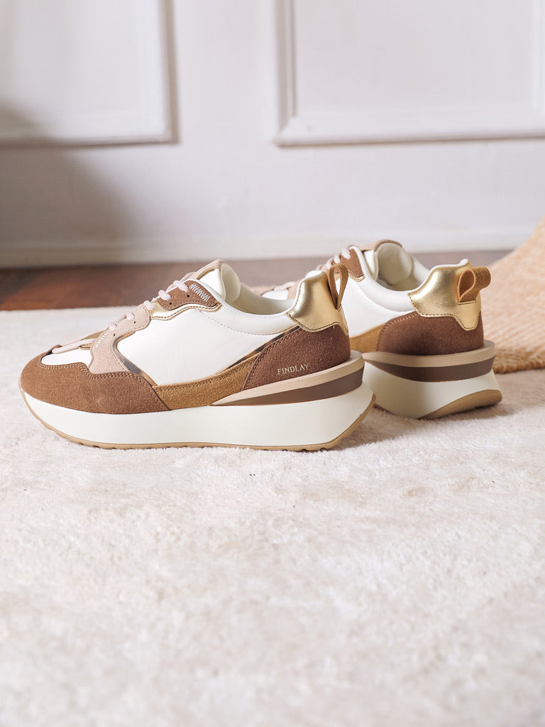 Baskets Camilia - CAMEL