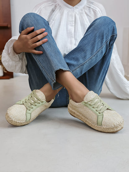 Baskets Loula à semelle espadrille