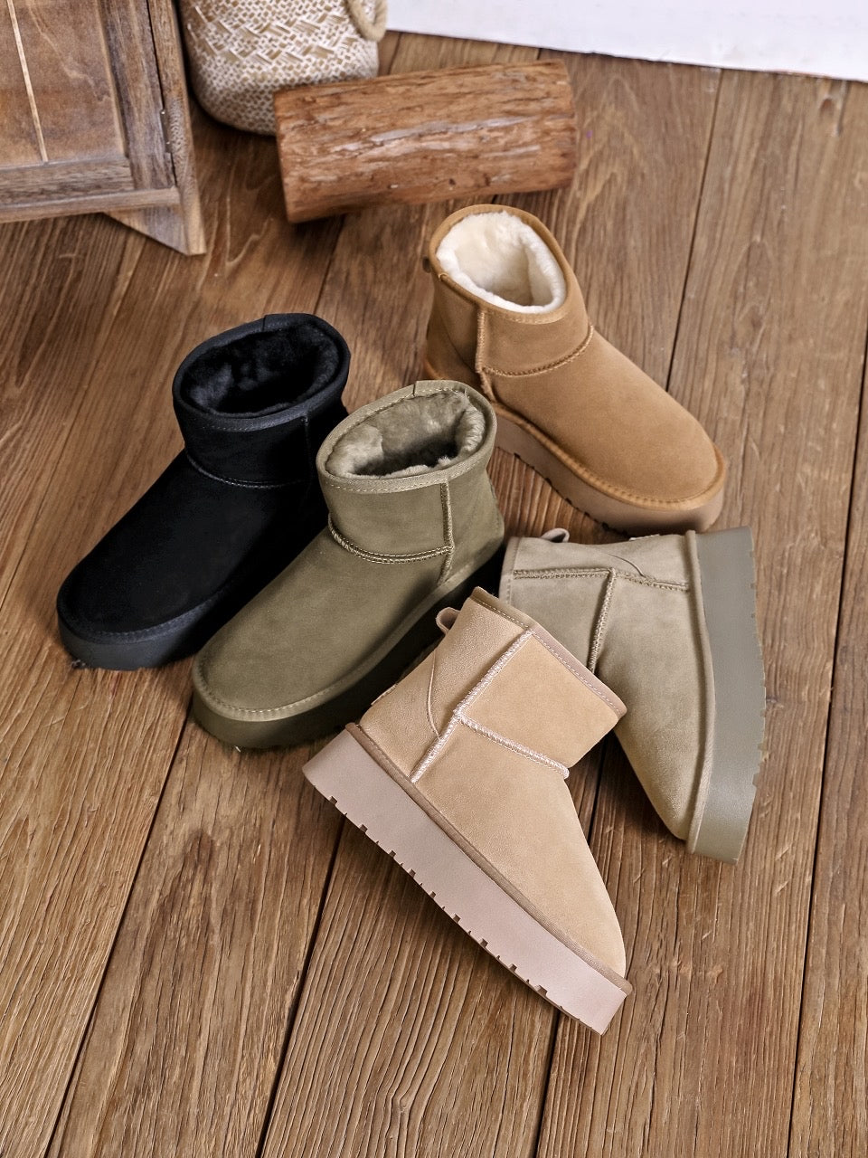 Bottes cuir mini Jennye