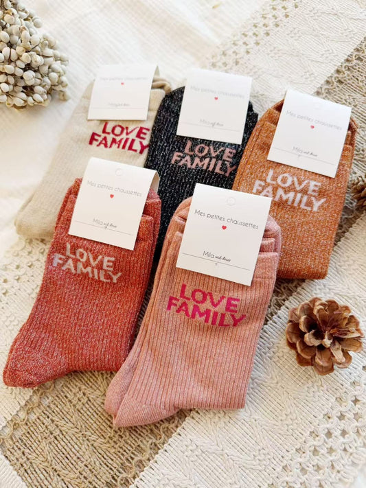 Chaussettes Love Family