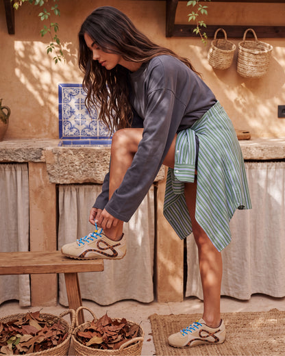 Baskets Clem - BEIGE