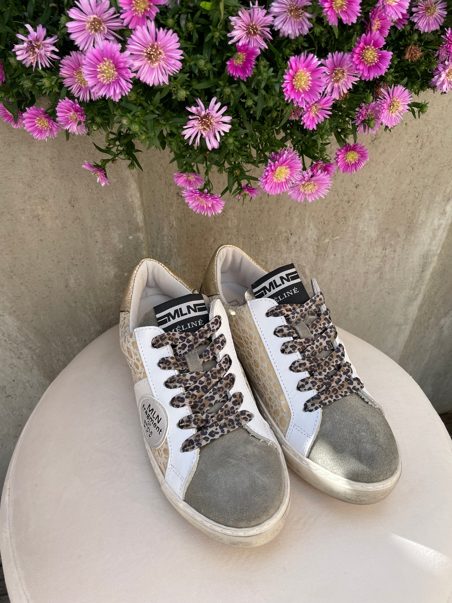 Basket meline leopard sales